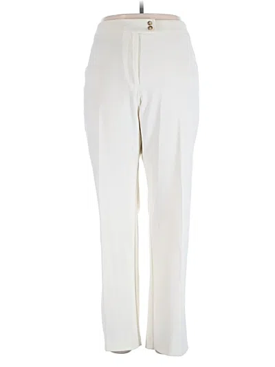 Pre-owned Sag Harbor Casual Pants In Ivory