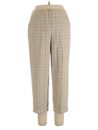 Pre-owned Sag Harbor Casual Pants In Tan