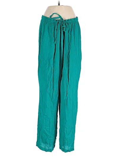 Pre-owned Sag Harbor Casual Pants In Teal