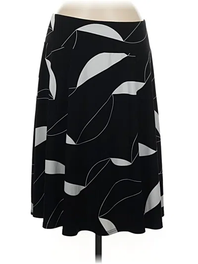 Pre-owned Sag Harbor Casual Skirt In Black