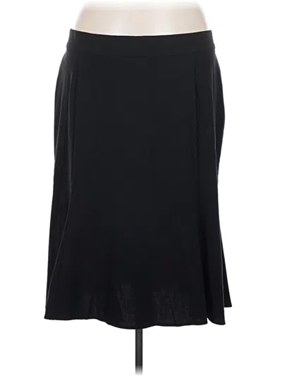 Pre-owned Sag Harbor Casual Skirt In Black