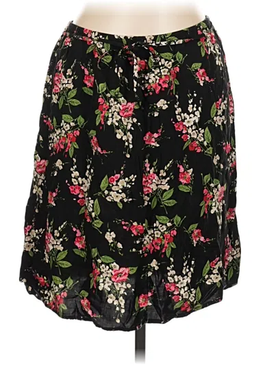 Pre-owned Sag Harbor Casual Skirt In Black