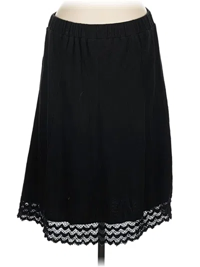 Pre-owned Sag Harbor Casual Skirt In Black