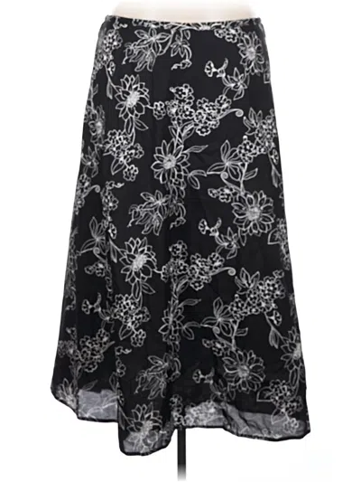 Pre-owned Sag Harbor Casual Skirt In Black