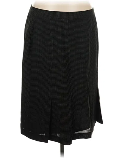 Pre-owned Sag Harbor Casual Skirt In Black