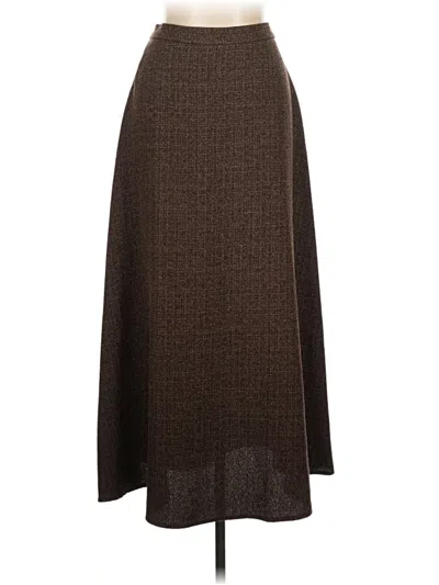 Pre-owned Sag Harbor Casual Skirt In Brown