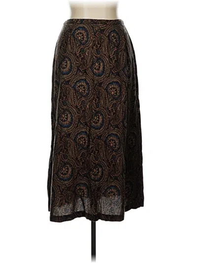 Pre-owned Sag Harbor Casual Skirt In Brown