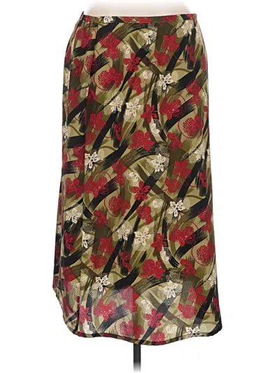 Pre-owned Sag Harbor Casual Skirt In Gold