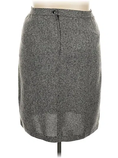 Pre-owned Sag Harbor Casual Skirt In Gray