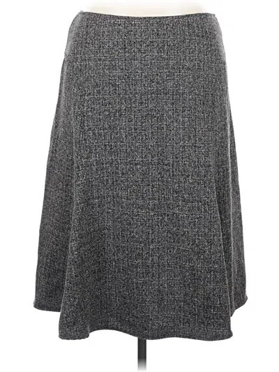 Pre-owned Sag Harbor Casual Skirt In Gray