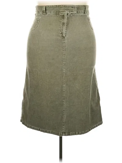 Pre-owned Sag Harbor Casual Skirt In Green
