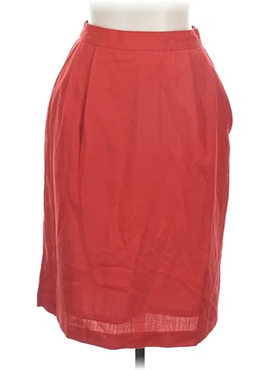 Pre-owned Sag Harbor Casual Skirt In Red