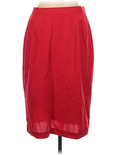 Pre-owned Sag Harbor Casual Skirt In Red