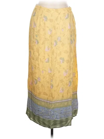 Pre-owned Sag Harbor Casual Skirt In Yellow