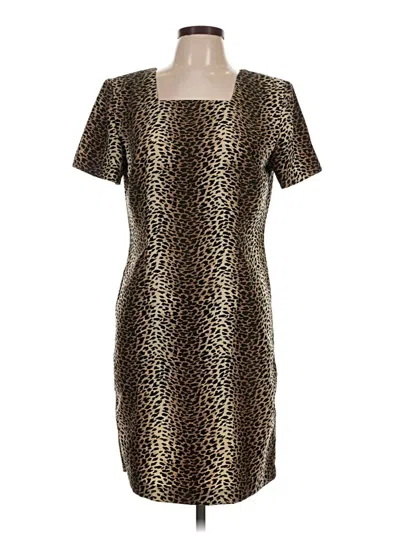 Pre-owned Sag Harbor Cocktail Dress In Gold