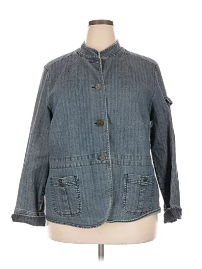 Pre-owned Sag Harbor Denim Jacket In Blue