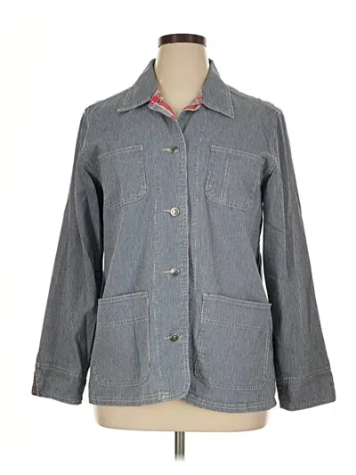 Pre-owned Sag Harbor Denim Jacket In Gray