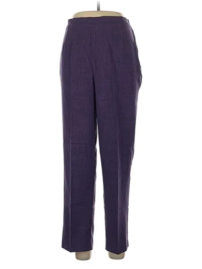 Pre-owned Sag Harbor Dress Pants In Purple