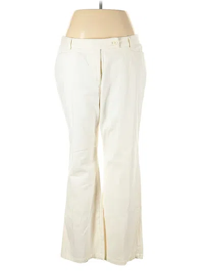 Pre-owned Sag Harbor Dress Pants In White