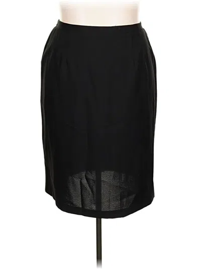 Pre-owned Sag Harbor Formal Skirt In Black