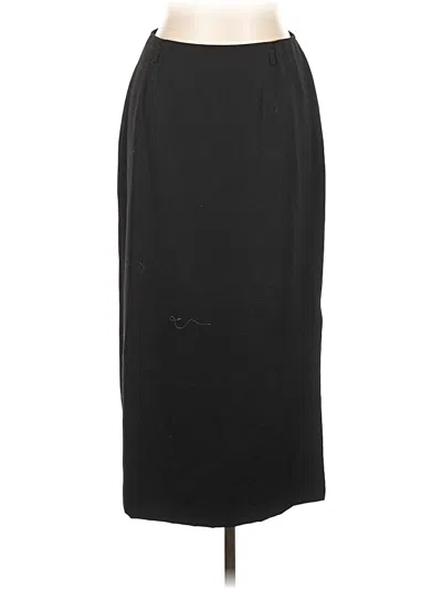 Pre-owned Sag Harbor Formal Skirt In Black