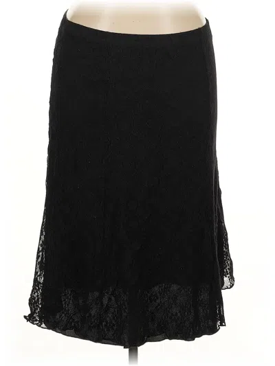 Pre-owned Sag Harbor Formal Skirt In Black