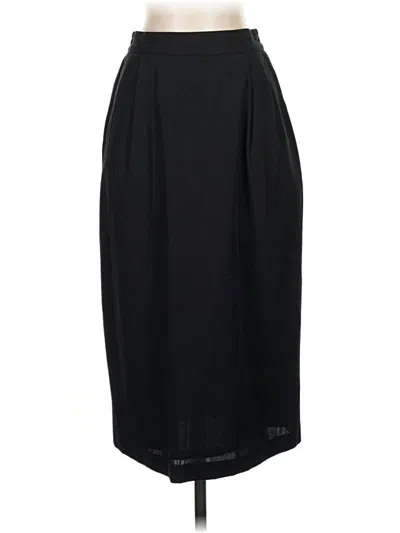 Pre-owned Sag Harbor Formal Skirt In Black