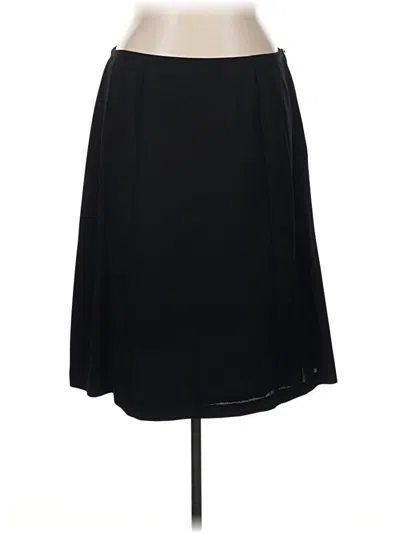 Pre-owned Sag Harbor Formal Skirt In Black