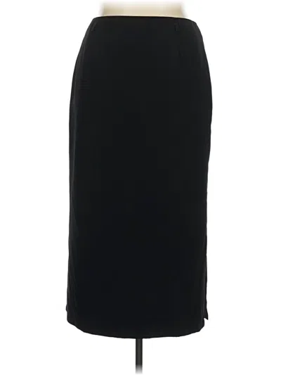Pre-owned Sag Harbor Formal Skirt In Black