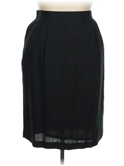 Pre-owned Sag Harbor Formal Skirt In Black