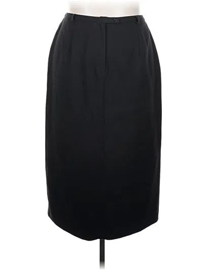 Pre-owned Sag Harbor Formal Skirt In Black