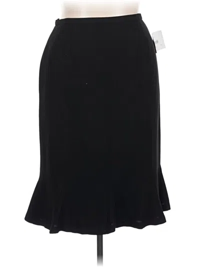 Pre-owned Sag Harbor Formal Skirt In Black