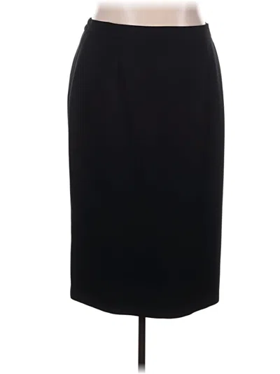 Pre-owned Sag Harbor Formal Skirt In Black