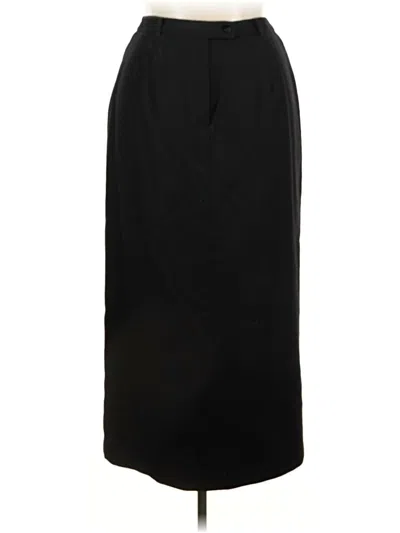 Pre-owned Sag Harbor Formal Skirt In Black