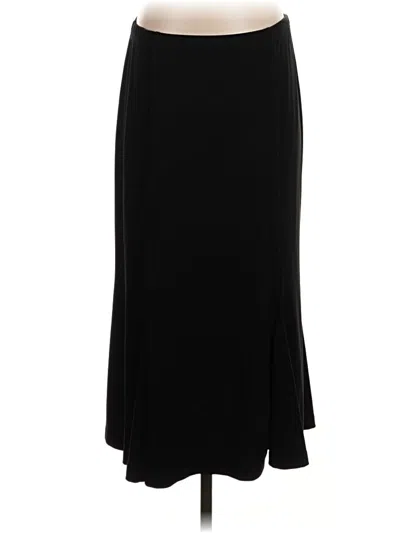 Pre-owned Sag Harbor Formal Skirt In Black