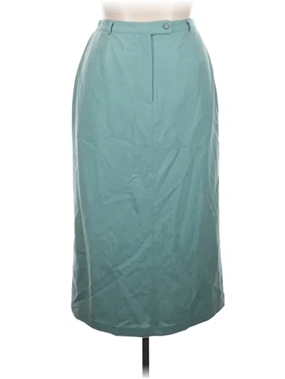 Pre-owned Sag Harbor Formal Skirt In Blue