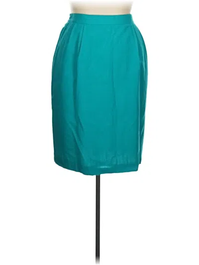 Pre-owned Sag Harbor Formal Skirt In Blue