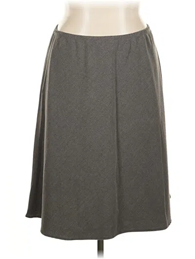 Pre-owned Sag Harbor Formal Skirt In Gray