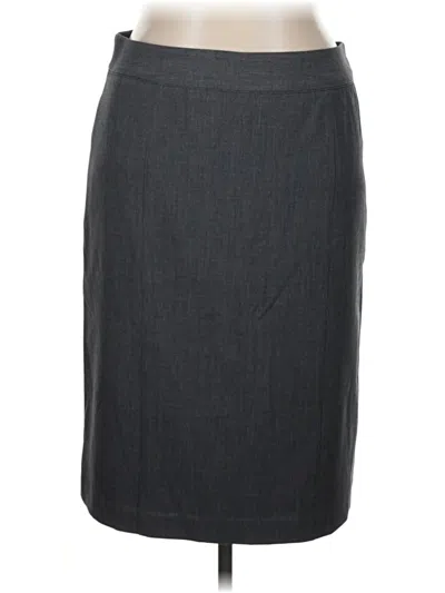 Pre-owned Sag Harbor Formal Skirt In Gray