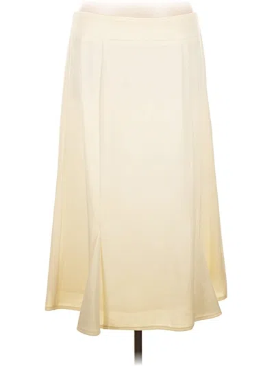 Pre-owned Sag Harbor Formal Skirt In Ivory
