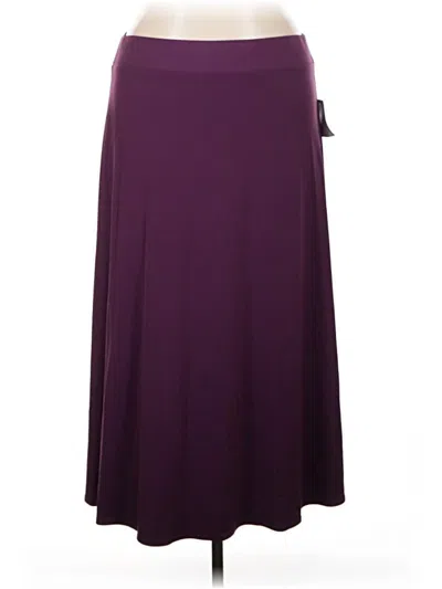 Pre-owned Sag Harbor Formal Skirt In Purple