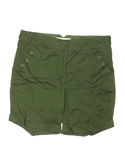 Pre-owned Sag Harbor Khaki Shorts In Green