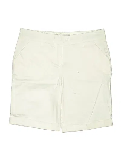 Pre-owned Sag Harbor Khaki Shorts In Ivory