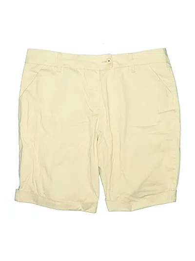 Pre-owned Sag Harbor Khaki Shorts In Yellow