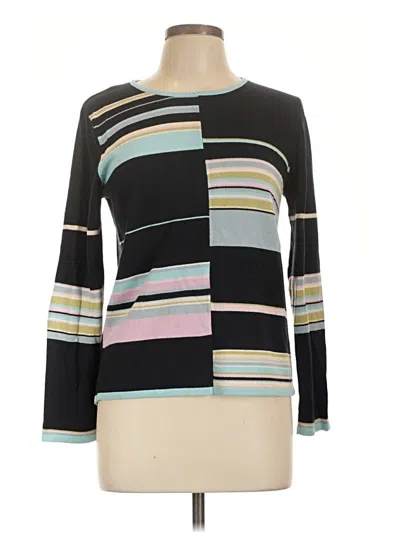 Pre-owned Sag Harbor Pullover Sweater In Black