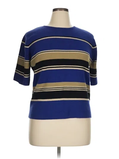 Pre-owned Sag Harbor Pullover Sweater In Blue