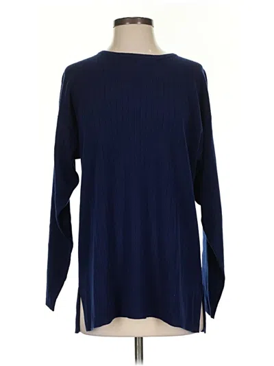 Pre-owned Sag Harbor Pullover Sweater In Blue