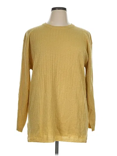 Pre-owned Sag Harbor Pullover Sweater In Gold