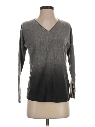 Pre-owned Sag Harbor Pullover Sweater In Gray
