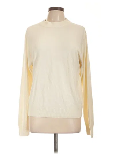 Pre-owned Sag Harbor Pullover Sweater In Ivory